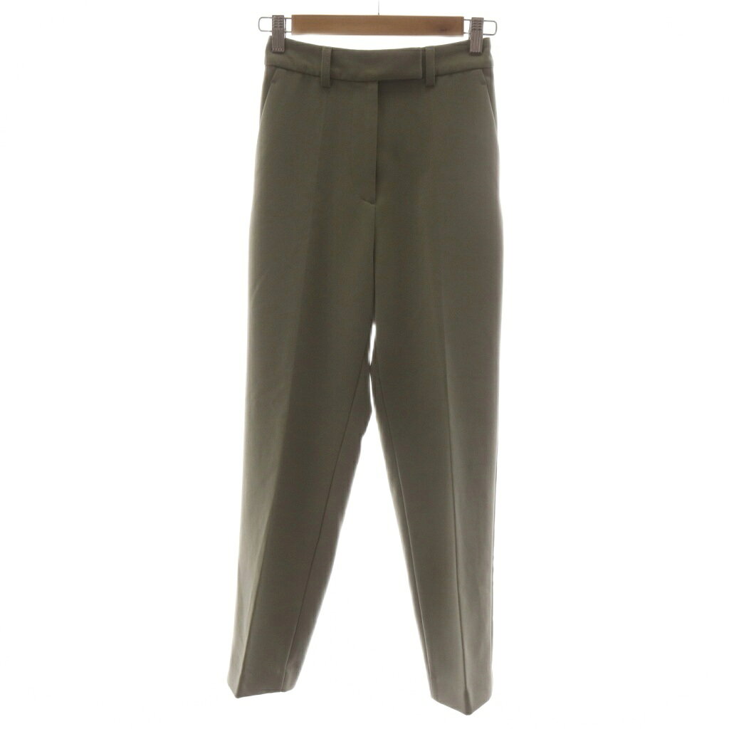 【中古】ミラオーウェン Mila Owen 23SS スラックス テーパードパンツ 00 緑 グリーン 無地 センタープレス /RR レディース 【ベクトル 古着】 260729 auc-vector-21149544 ブランド古着の買取販売ベクトル パッケージ画像