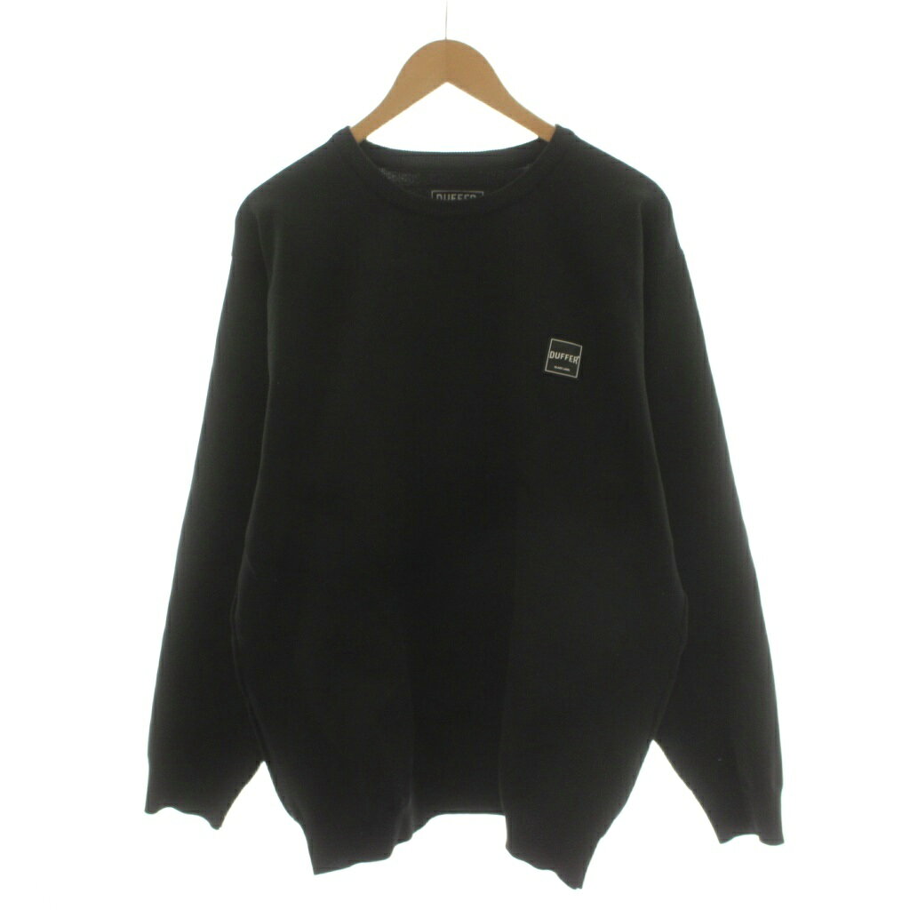 【中古】ダファー ブラック レーベル DUFFER BLACK LABEL ニット セーター 長袖 ロゴ XL 黒 ブラック /AN メンズ 【ベクトル 古着】 260805表記サイズXL実寸サイズ肩幅：約51cm　身幅：約61cm　着丈：約69cm　袖丈：約64cm　　素材ポリエステル色黒 ブラック状態使用感が少なく、かなり状態の良い商品です。 ※あくまでも中古品ですので掲載写真や記載内容をご確認いただき、ご理解の上ご購入ください。商品のお問い合わせの回答を休止しております。＊各商品ページの商品詳細等をご確認の上ご購入ください。【中古】ダファー ブラック レーベル DUFFER BLACK LABEL ニット セーター 長袖 ロゴ XL 黒 ブラック /AN メンズ 【ベクトル 古着】 260805状態ランク　”A”詳細については、下記および「状態ランクについて」ページをご覧ください。未使用・新品の商品ほぼ新品同様の商品使用感が少なく、かなり状態の良い商品使用感はあるが、傷や汚れの少ない商品使用感の他、傷や汚れが見られる商品かなり大きな傷みがある難あり商品※S〜CランクはUSED品となりますので、使用感をご理解の上でご入札下さい。状態ランクについてinformation表記サイズXL実寸サイズ肩幅：約51cm　身幅：約61cm　着丈：約69cm　袖丈：約64cm　　素材ポリエステル色黒 ブラック状態使用感が少なく、かなり状態の良い商品です。 ※あくまでも中古品ですので掲載写真や記載内容をご確認いただき、ご理解の上ご購入ください。商品のお問い合わせの回答を休止しております。＊各商品ページの商品詳細等をご確認の上ご購入ください。本商品は一点物です他サイトや店舗にて販売している商品です。多少のお時間差にて欠品になることもございます。予めご了承頂ますようお願い致します。ベクトル・サイズガイドはこちらこの商品と同じブランドの商品を見る