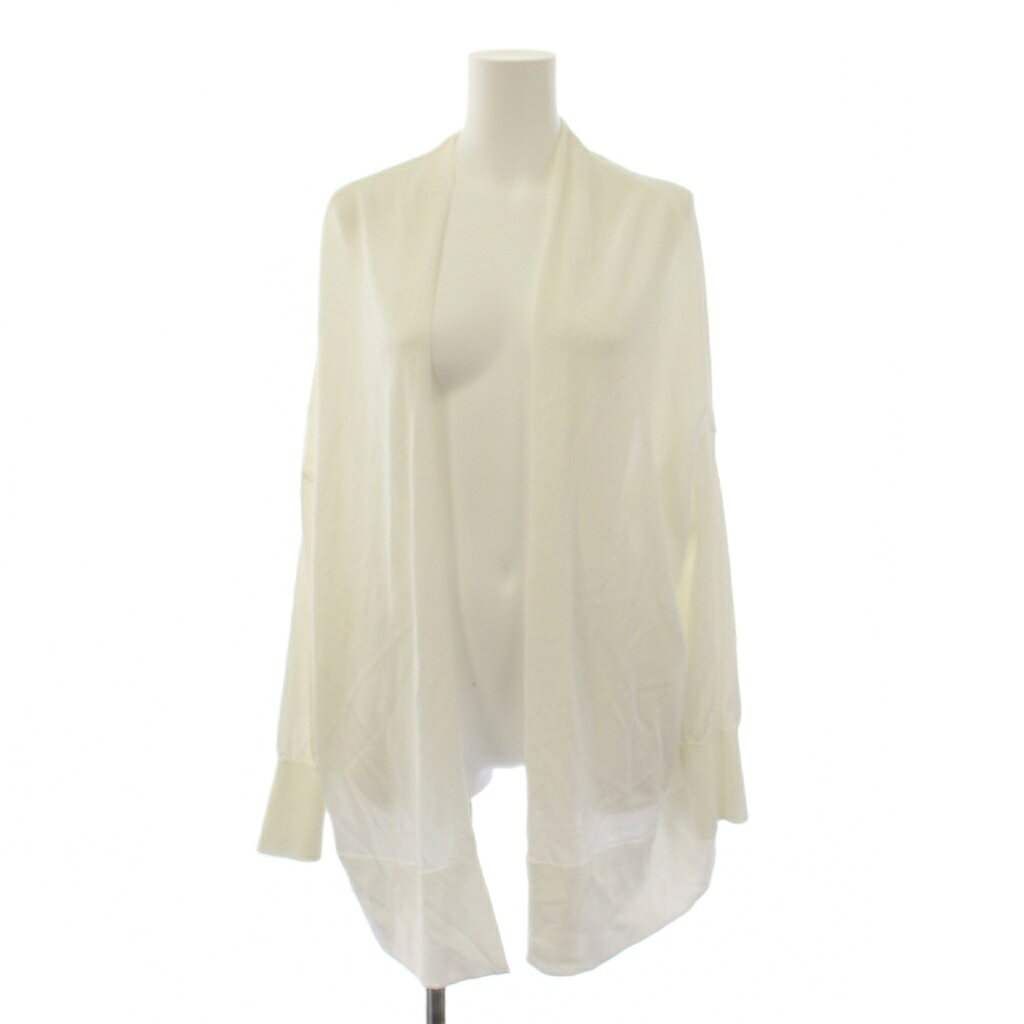 【中古】未使用品 ミューズ ドゥーズィエム クラス MUSE de Deuxieme Classe 24SS shake code ショート カーディガン 長袖 F 白 24080520405010 /BM レディース 【ベクトル 古着】 260805
