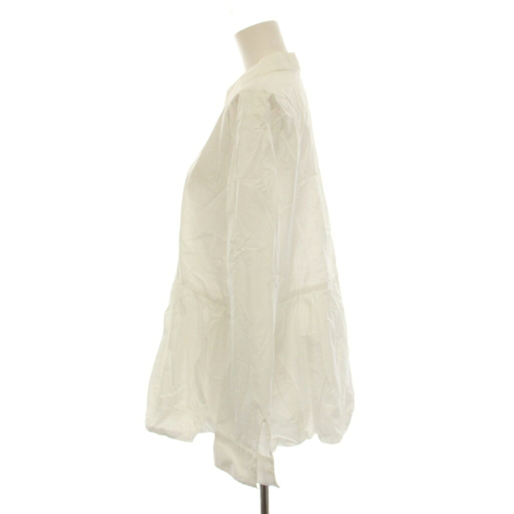 【中古】ミラオーウェン Mila Owen 24AW シャツ衿バルーンヘムチュニック ブラウス 0 白 ホワイト 長袖 09WFB244182 /YM レディース 【ベクトル 古着】 260810 auc-vector-21185522 ブランド古着の買取販売ベクトル サンプル画像3