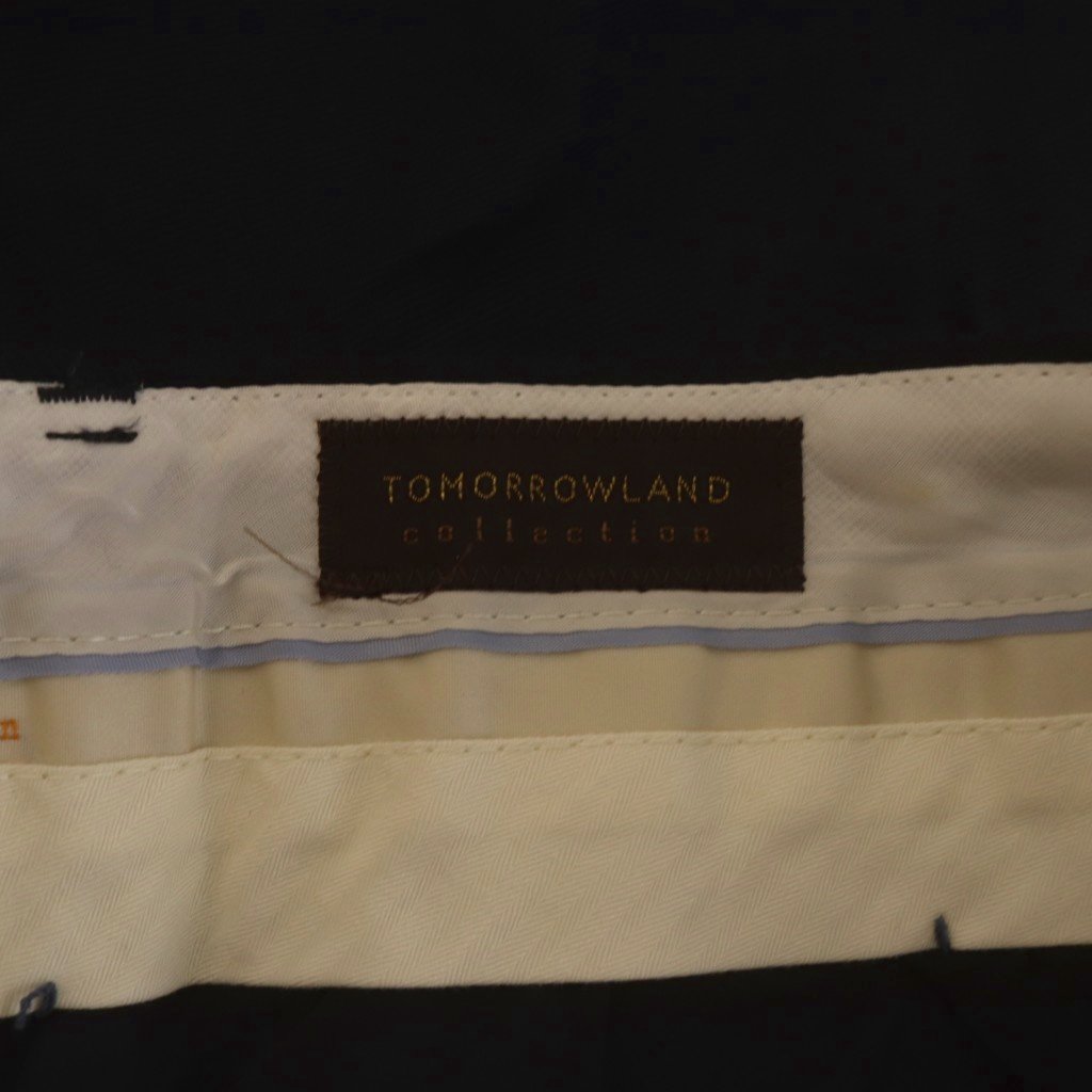 ブランド古着の買取販売ベクトルの【中古】トゥモローランドコレクション TOMORROWLAND collection テーパードパンツ スラックス ウール 36 紺 ネイビー 無地 /RR レディース 【ベクトル 古着】 260808｜アングル3