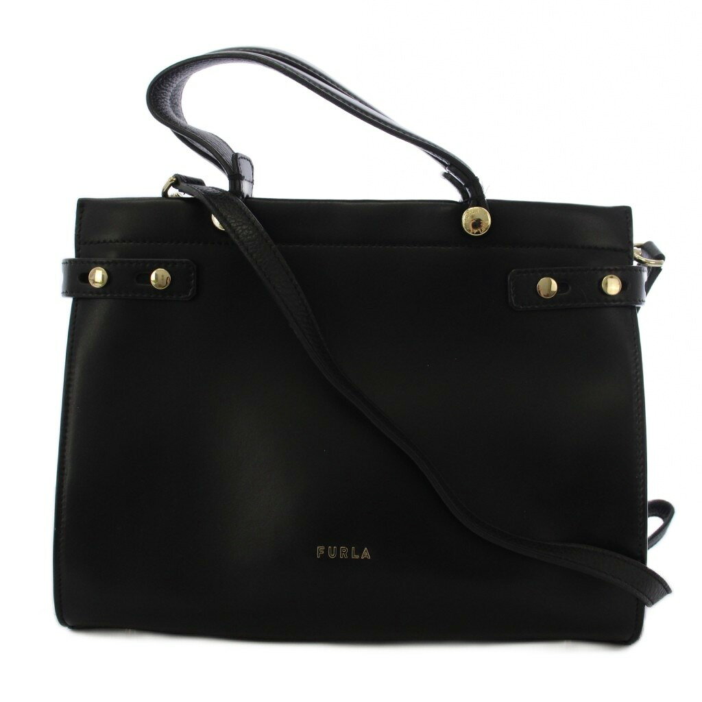 【中古】フルラ FURLA ハンドバッグ ショルダーバッグ 2WAY レザー 黒 /BM レディース 【ベクトル 古着】 260812ブランドフルラ FURLA実寸サイズ持ち手の長さ：29cm　ヨコ：28.5cm　タテ：23cm　マチ：8cm　ショルダーの長さ：89.5-106.5cm　　素材レザー色黒 ブラック状態この商品には下記のようなダメージがあります。 ・表側に薄白い汚れ ・表側に小キズ ・持ち手型崩れ その他に目立ったダメージはなく、問題なくご使用いただける商品です。 ※あくまでも中古品ですので掲載写真や記載内容をご確認いただき、ご理解の上ご購入ください。付属品袋（汚れあり）備考品番記載なし商品のお問い合わせの回答を休止しております。＊各商品ページの商品詳細等をご確認の上ご購入ください。【中古】フルラ FURLA ハンドバッグ ショルダーバッグ 2WAY レザー 黒 /BM レディース 【ベクトル 古着】 260812状態ランク　”AB”詳細については、下記および「状態ランクについて」ページをご覧ください。未使用・新品の商品ほぼ新品同様の商品使用感が少なく、かなり状態の良い商品使用感はあるが、傷や汚れの少ない商品使用感の他、傷や汚れが見られる商品かなり大きな傷みがある難あり商品※S〜CランクはUSED品となりますので、使用感をご理解の上でご入札下さい。状態ランクについてinformationブランドフルラ FURLA実寸サイズ持ち手の長さ：29cm　ヨコ：28.5cm　タテ：23cm　マチ：8cm　ショルダーの長さ：89.5-106.5cm　　素材レザー色黒 ブラック状態この商品には下記のようなダメージがあります。 ・表側に薄白い汚れ ・表側に小キズ ・持ち手型崩れ その他に目立ったダメージはなく、問題なくご使用いただける商品です。 ※あくまでも中古品ですので掲載写真や記載内容をご確認いただき、ご理解の上ご購入ください。付属品袋（汚れあり）備考品番記載なし商品のお問い合わせの回答を休止しております。＊各商品ページの商品詳細等をご確認の上ご購入ください。本商品は一点物です他サイトや店舗にて販売している商品です。多少のお時間差にて欠品になることもございます。予めご了承頂ますようお願い致します。ベクトル・サイズガイドはこちらこの商品と同じブランドの商品を見る