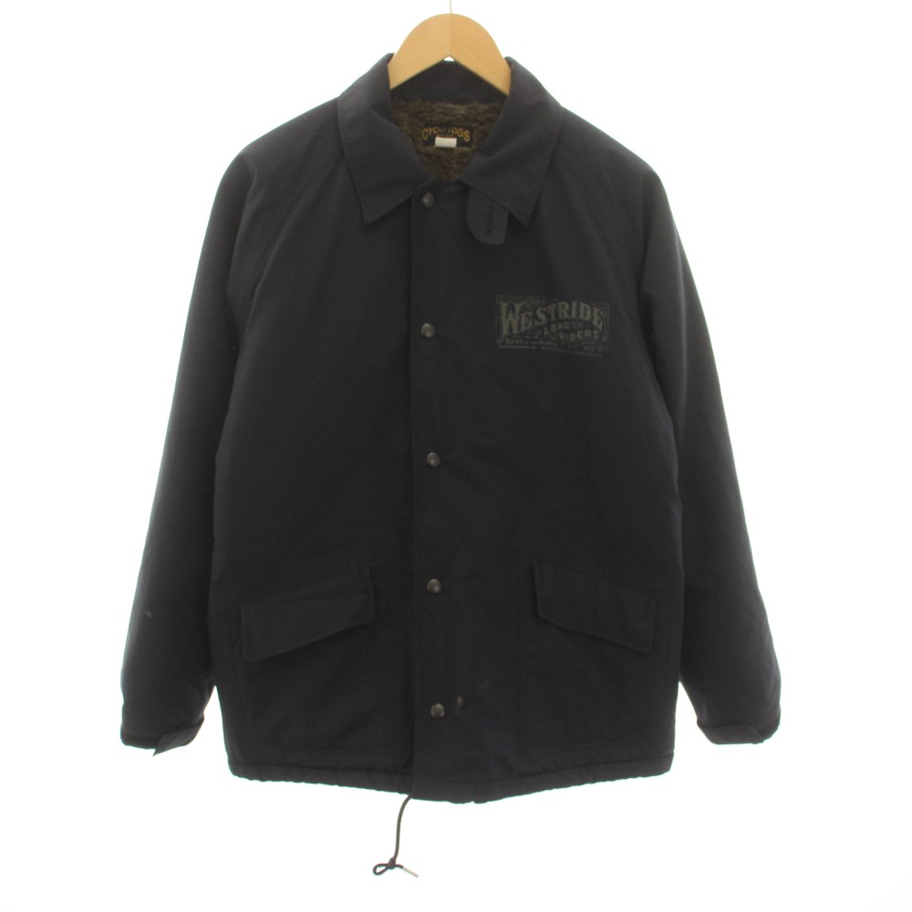 【中古】ウエストライド サイクルトグス WESTRIDE CYCLETOGS サイクルファーウィンドブレーカーロングライダーズ CYCLE FUR WINDBREAKER LONG RIDERS アウター 38 黒 ブラック /YT メンズ 【ベクトル 古着】 260817