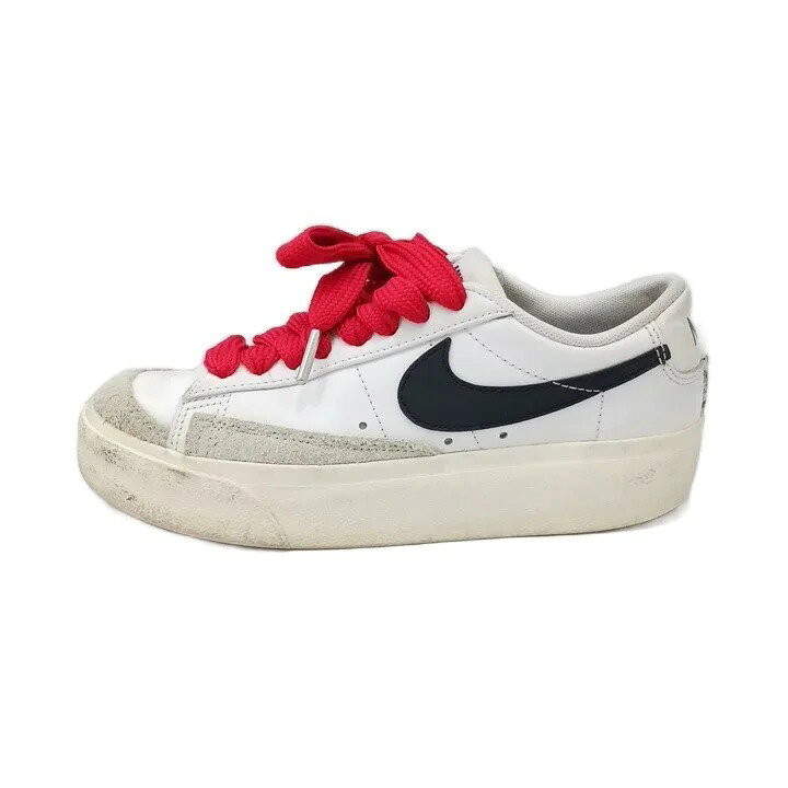 【中古】ナイキ NIKE スニーカー シューズ 22.5cm 白 ホワイト 赤 レッド /AN レディース 【ベクトル 古着】 260826