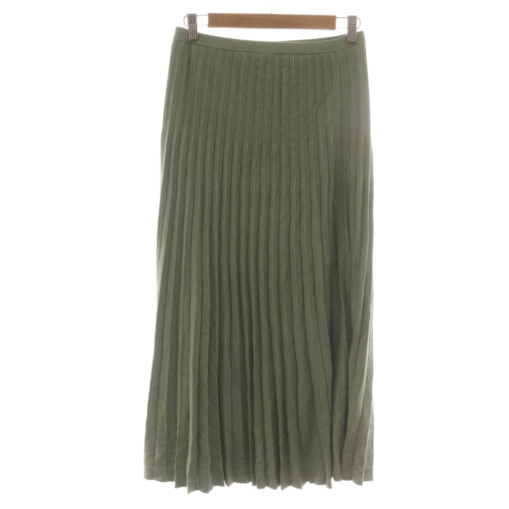 【中古】ミラオーウェン Mila Owen 24SS ラメニットプリーツスカート ロング 1 緑 グリーン ウエストゴム /RR レディース 【ベクトル 古着】 260817 auc-vector-21198009 ブランド古着の買取販売ベクトル サンプル画像2