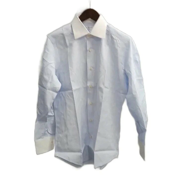 【中古】グリーンレーベルリラクシング ユナイテッドアローズ green label relaxing ワイシャツ 39 青 ブルー ワイドカラー 長袖 /AP ■KC メンズ 【ベクトル 古着】 260827