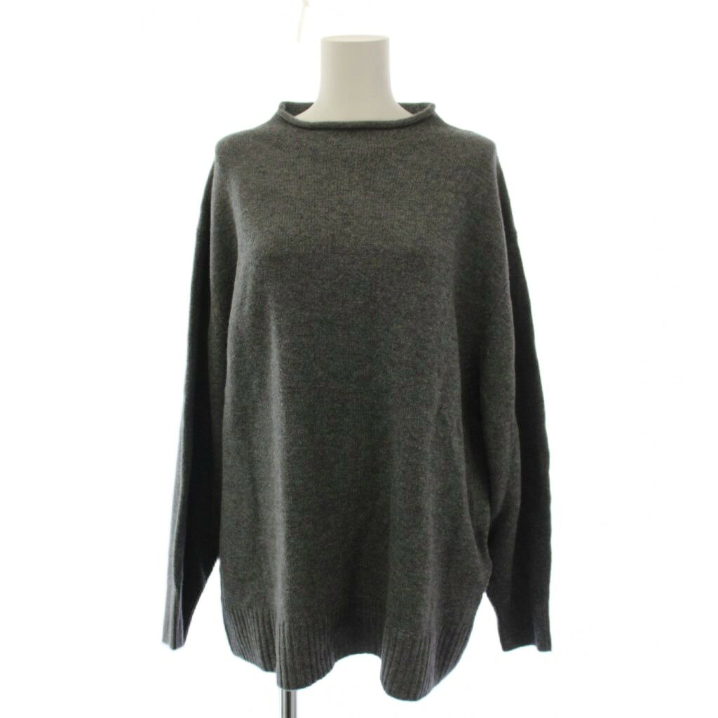 【中古】23区 オンワード樫山 21AW ウール カシミヤ バルキー モックネック ニット セーター 長袖 大きいサイズ 46 グレー KR26IW1504 /BM レディース 【ベクトル 古着】 260827 auc-vector-21213167 ブランド古着の買取販売ベクトル パッケージ画像