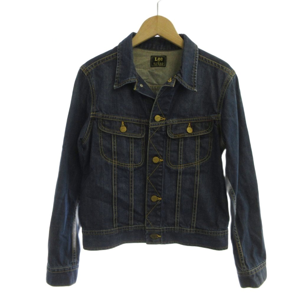 【中古】リー LEE ×URBAN RESEARCH ROSSO デニムジャケット Gジャン 38 紺 /JP レディース 【ベクトル 古着】 260828