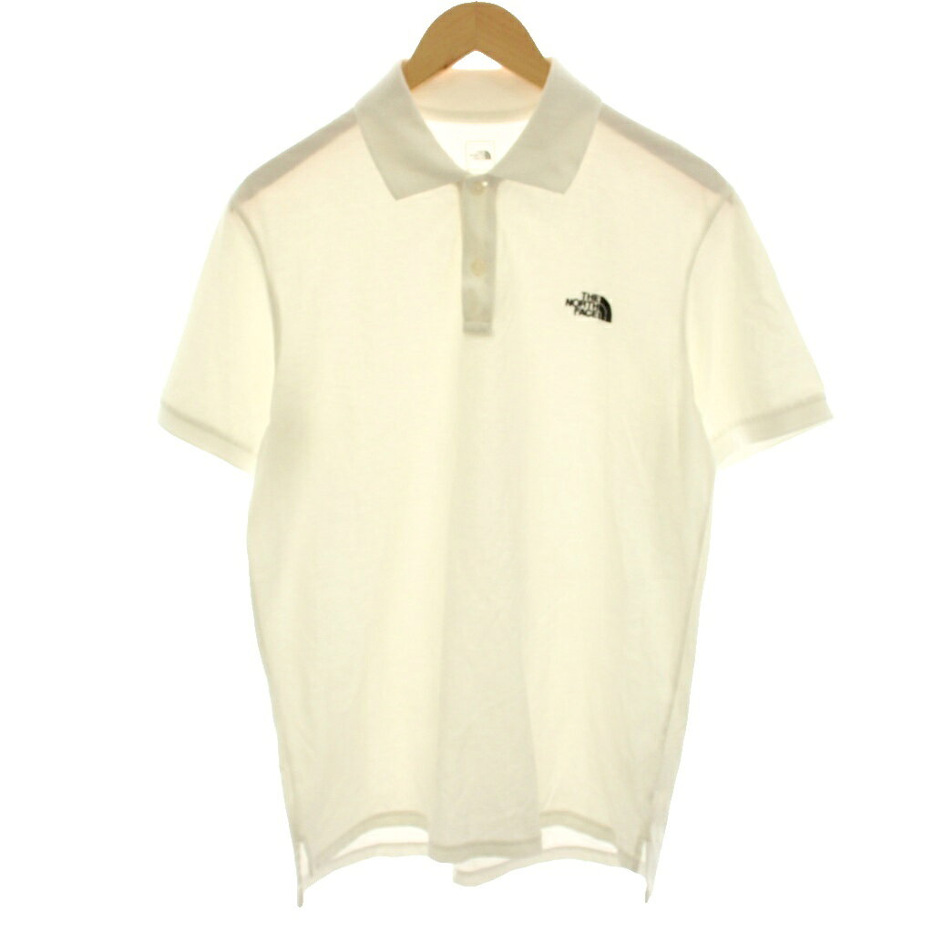【中古】ザノースフェイス THE NORTH FACE ポロシャツ カットソー 半袖 XL 白 ホワイト NT21738 /HN メンズ 【ベクトル 古着】 260910