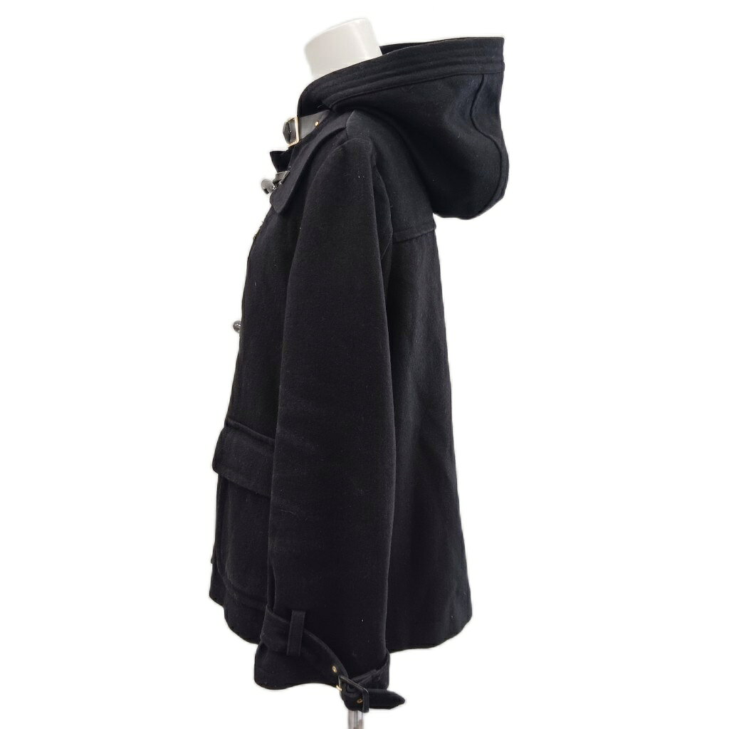 【中古】オドラント ナノ・ユニバース ODORANTES nano・universe ブロードゥリー＆コー Broderie&Co ダッフルコート 38 黒 ブラック フード トグルボタン 長袖 /LP ■KC レディース 【ベクトル 古着】 260909 auc-vector-21258167 ブランド古着の買取販売ベクトル サンプル画像2