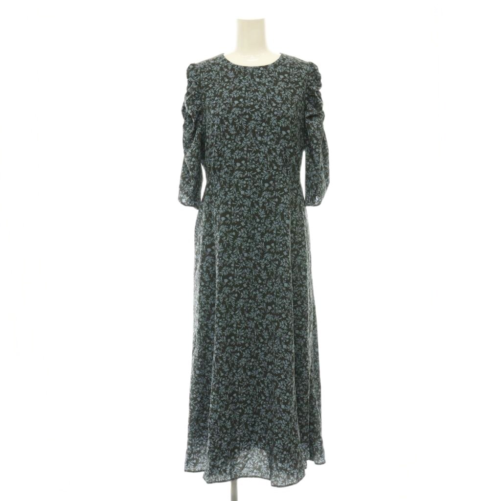 【中古】未使用品 ロペピクニック ROPE Picnic GDE-52090 リンクコーデ 花柄ワンピース ロング 五分袖 38 青 グレー /HK レディース 【ベクトル 古着】 260915 auc-vector-21266616 ブランド古着の買取販売ベクトル パッケージ画像