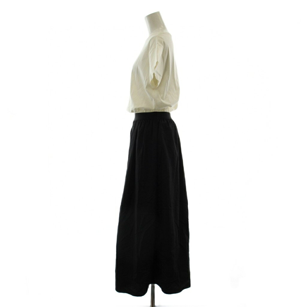 【中古】ロペピクニック ROPE Picnic 24SS カットドッキングワンピース ワンピース 38 白 ホワイト 黒 ブラック ボートネック 半袖 ドッキング GDE-14110 /DU レディース 【ベクトル 古着】 260917 auc-vector-21280866 ブランド古着の買取販売ベクトル サンプル画像2
