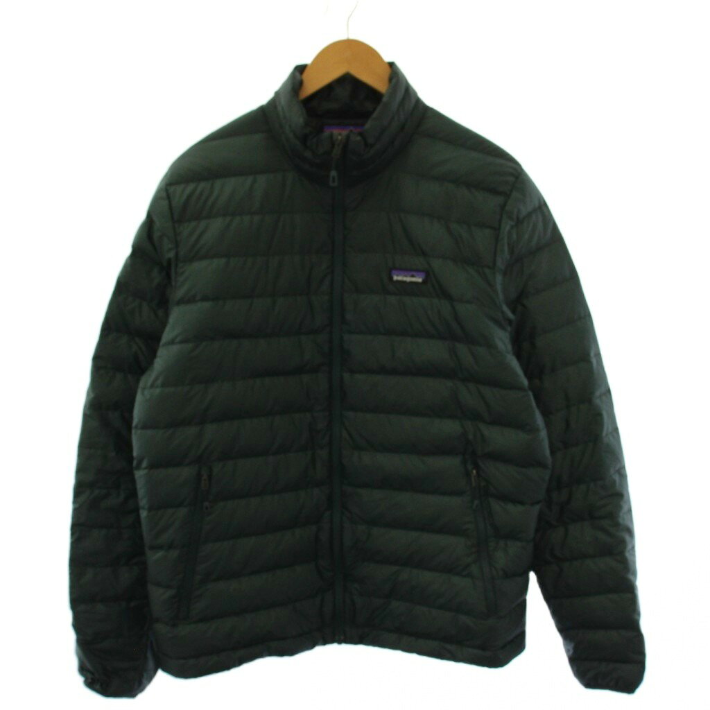 【中古】パタゴニア Patagonia 19AW ダウンジャケット ジップアップ ハイネック M 緑 ...