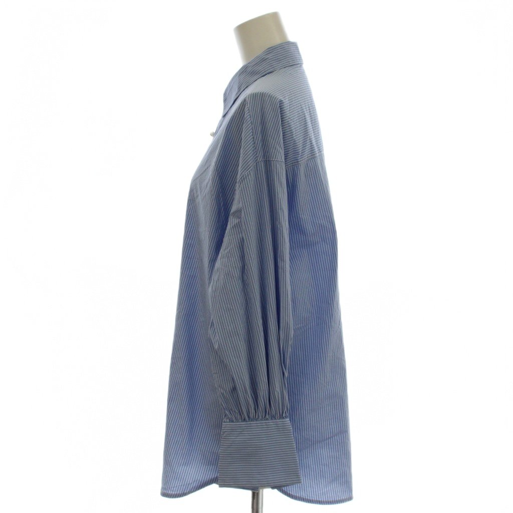【中古】ロペピクニック ROPE Picnic シャツ ブラウス 38 水色 ライトブルー ストライプ柄 長袖 パールボタン /LP レディース 【ベクトル 古着】 260924 auc-vector-21299491 ブランド古着の買取販売ベクトル サンプル画像2