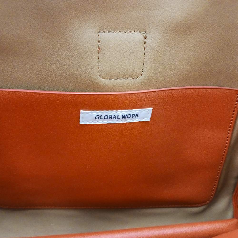 【中古】グローバルワーク GLOBAL WORK ハンドバッグ ショルダーバッグ オレンジ /AN ■GY09 レディース 【ベクトル 古着】 260925 auc-vector-21291888 ブランド古着の買取販売ベクトル サンプル画像3