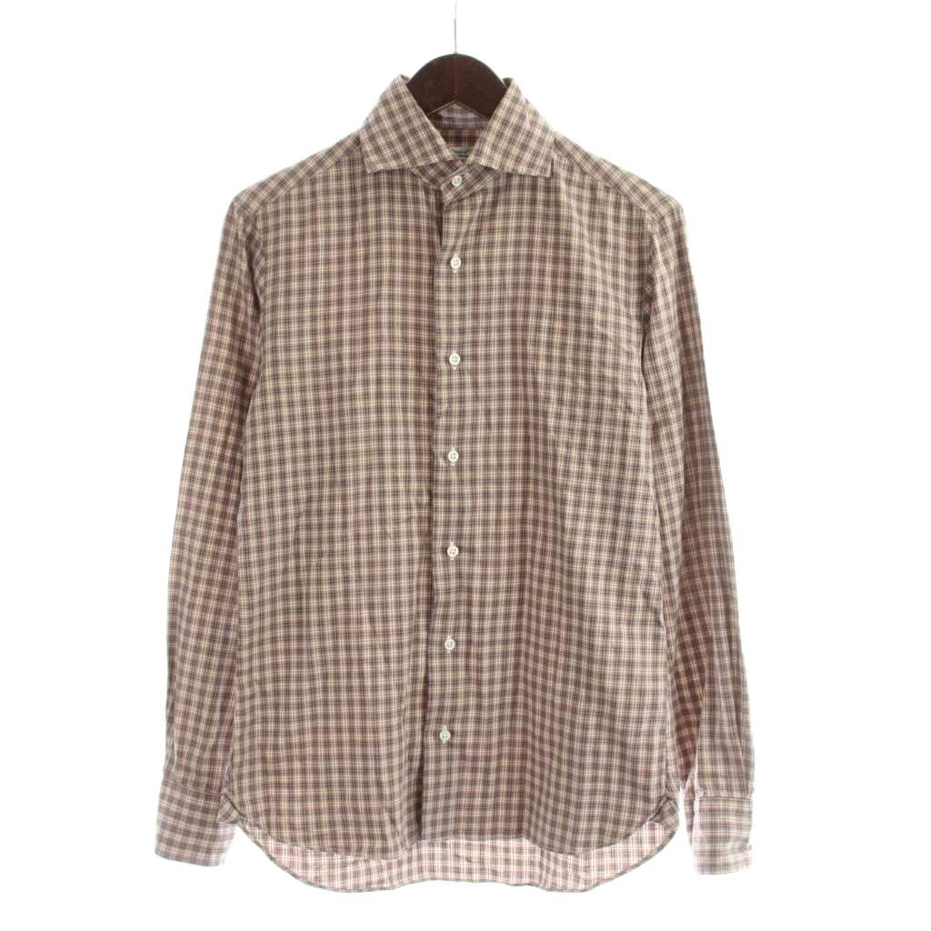 【中古】ユナイテッドアローズ UNITED ARROWS カジュアルシャツ 茶色 ブラウン チェック柄 長袖 /LP ■KC メンズ 【ベクトル 古着】 261009ブランドユナイテッドアローズ UNITED ARROWS表記サイズ実寸サイズをご覧ください実寸サイズ肩幅：35cm　身幅：45cm　着丈：68cm　袖丈：59cm　　素材コットン色茶色 ブラウン状態使用感が少なく、かなり状態の良い商品です。 ※あくまでも中古品ですので掲載写真や記載内容をご確認いただき、ご理解の上ご購入ください。備考株式会社ユナイテッドアローズ商品のお問い合わせの回答を休止しております。＊各商品ページの商品詳細等をご確認の上ご購入ください。【中古】ユナイテッドアローズ UNITED ARROWS カジュアルシャツ 茶色 ブラウン チェック柄 長袖 /LP ■KC メンズ 【ベクトル 古着】 261009状態ランク　”A”詳細については、下記および「状態ランクについて」ページをご覧ください。未使用・新品の商品ほぼ新品同様の商品使用感が少なく、かなり状態の良い商品使用感はあるが、傷や汚れの少ない商品使用感の他、傷や汚れが見られる商品かなり大きな傷みがある難あり商品※S〜CランクはUSED品となりますので、使用感をご理解の上でご入札下さい。状態ランクについてinformationブランドユナイテッドアローズ UNITED ARROWS表記サイズ実寸サイズをご覧ください実寸サイズ肩幅：35cm　身幅：45cm　着丈：68cm　袖丈：59cm　　素材コットン色茶色 ブラウン状態使用感が少なく、かなり状態の良い商品です。 ※あくまでも中古品ですので掲載写真や記載内容をご確認いただき、ご理解の上ご購入ください。備考株式会社ユナイテッドアローズ商品のお問い合わせの回答を休止しております。＊各商品ページの商品詳細等をご確認の上ご購入ください。本商品は一点物です他サイトや店舗にて販売している商品です。多少のお時間差にて欠品になることもございます。予めご了承頂ますようお願い致します。ベクトル・サイズガイドはこちらこの商品と同じブランドの商品を見る