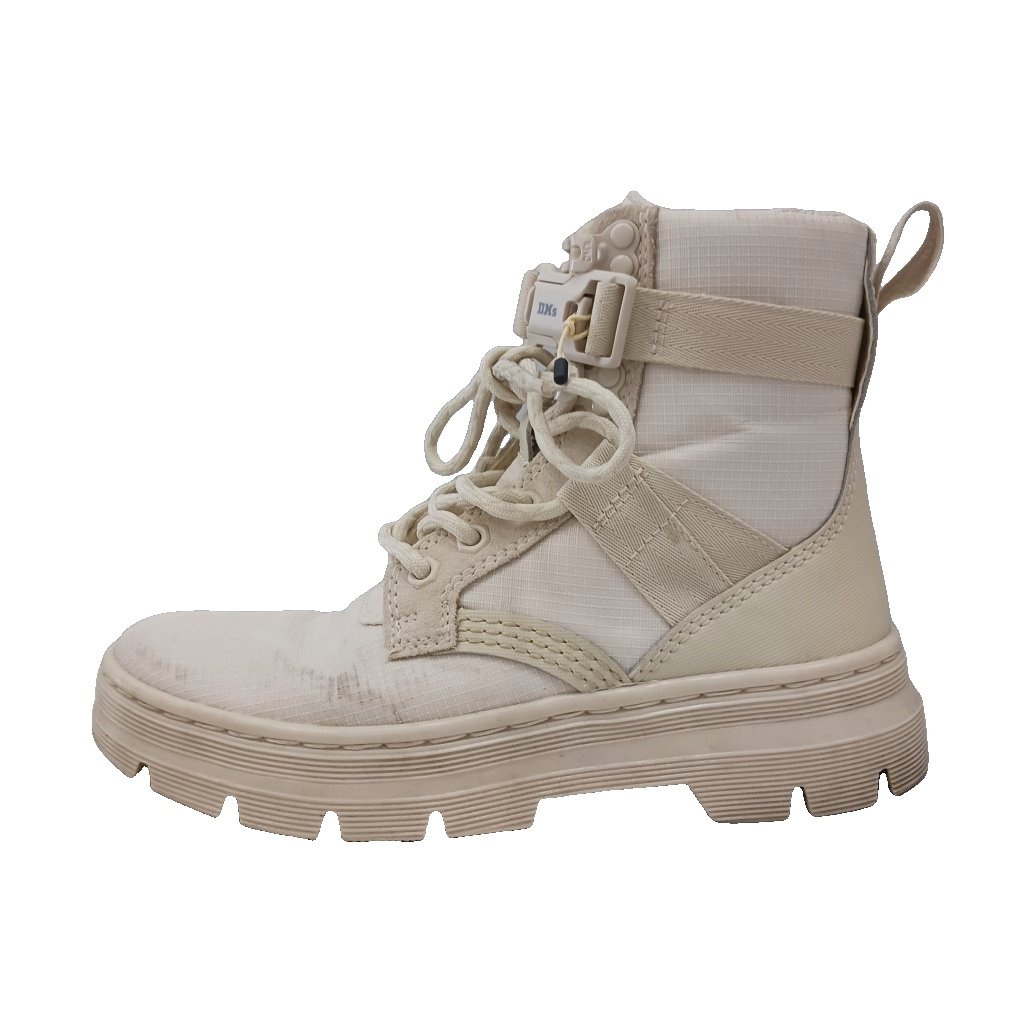【中古】ドクターマーチン DR.MARTENS COMBS TECH II ショートブーツ レースアップ 厚底 UK4 白 ホワイト /AN ■GY09 レディース 【ベクトル 古着】 261020