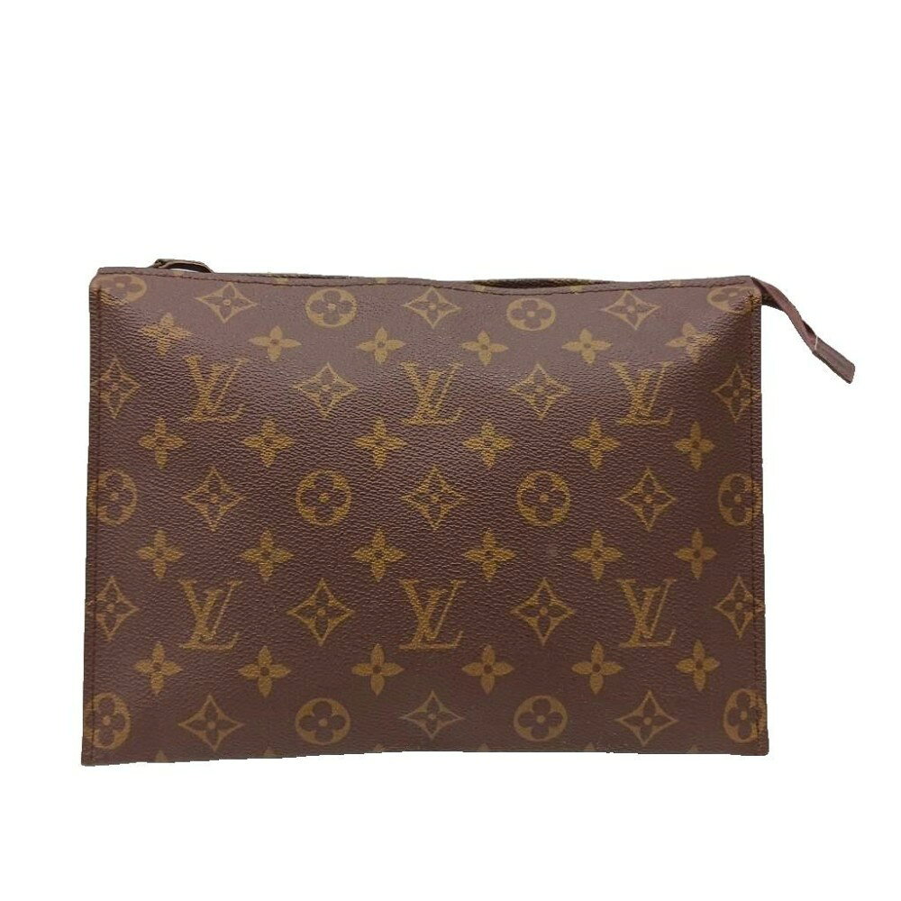 【中古】ルイヴィトン LOUIS VUITTON ポシェットトワレット26 モノグラム クラッチバッグ 茶 ブラウン M47542 /AN ■OH レディース 【ベクトル 古着】 261021ブランドルイヴィトン LOUIS VUITTON実寸サイズヨコ：約25cm　タテ：約19cm　マチ：約4.5cm　　素材モノグラムキャンバス色茶 ブラウン状態内側に汚れ、スレ。表面に白い汚れ。ファスナーに青錆がございます。 ※全体的に中古品としての使用感とダメージがありますが、通常使用には支障のない商品です。 掲載写真や記載内容をご確認いただき、ご理解の上ご購入ください。付属品なし備考製造番号なし商品のお問い合わせの回答を休止しております。＊各商品ページの商品詳細等をご確認の上ご購入ください。【中古】ルイヴィトン LOUIS VUITTON ポシェットトワレット26 モノグラム クラッチバッグ 茶 ブラウン M47542 /AN ■OH レディース 【ベクトル 古着】 261021状態ランク　”B”詳細については、下記および「状態ランクについて」ページをご覧ください。未使用・新品の商品ほぼ新品同様の商品使用感が少なく、かなり状態の良い商品使用感はあるが、傷や汚れの少ない商品使用感の他、傷や汚れが見られる商品かなり大きな傷みがある難あり商品※S〜CランクはUSED品となりますので、使用感をご理解の上でご入札下さい。状態ランクについてinformationブランドルイヴィトン LOUIS VUITTON実寸サイズヨコ：約25cm　タテ：約19cm　マチ：約4.5cm　　素材モノグラムキャンバス色茶 ブラウン状態内側に汚れ、スレ。表面に白い汚れ。ファスナーに青錆がございます。 ※全体的に中古品としての使用感とダメージがありますが、通常使用には支障のない商品です。 掲載写真や記載内容をご確認いただき、ご理解の上ご購入ください。付属品なし備考製造番号なし商品のお問い合わせの回答を休止しております。＊各商品ページの商品詳細等をご確認の上ご購入ください。本商品は一点物です他サイトや店舗にて販売している商品です。多少のお時間差にて欠品になることもございます。予めご了承頂ますようお願い致します。ベクトル・サイズガイドはこちらこの商品と同じブランドの商品を見る