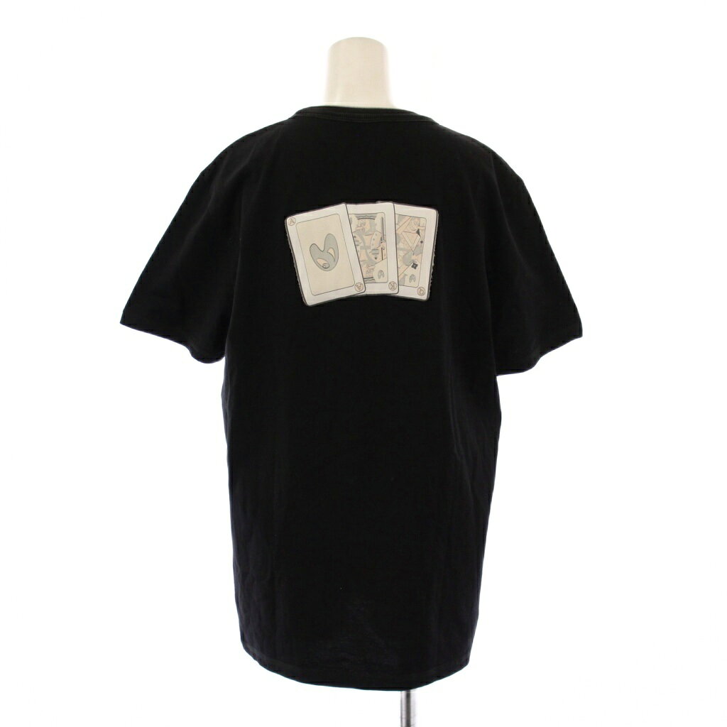 【中古】ディオール Dior AND KENNY SCHARF Tシャツ 半袖 クルーネック ロゴ 刺繍 パックプリント M 黒 ブラック 143J697A0677 /BB メンズ レディース 【ベクトル 古着】 251214
