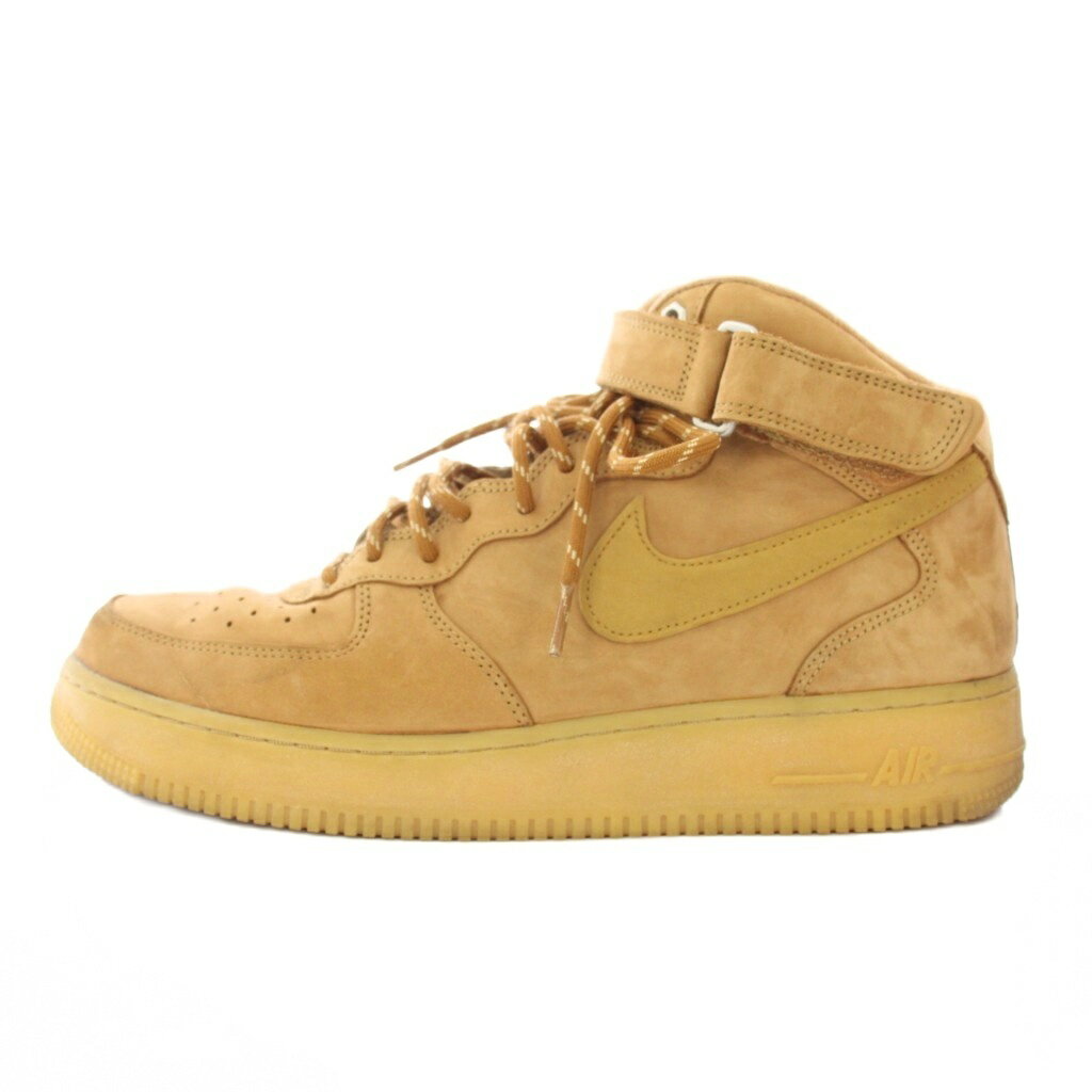 ナイキ NIKE Air Force 1 Mid Flax エアフォース1 ミッドフラックス スニーカー US12.5 30.5cm 茶 ブラウン DJ9158-200 /BB メンズ 260128