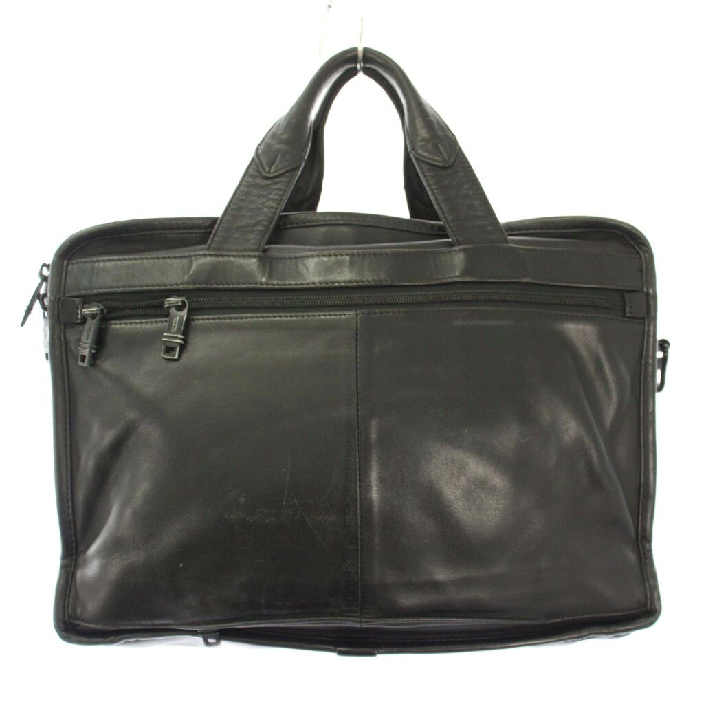 【中古】トゥミ TUMI ブリーフケース 書類カバン ハンドバッグ レザー ロゴチャー...