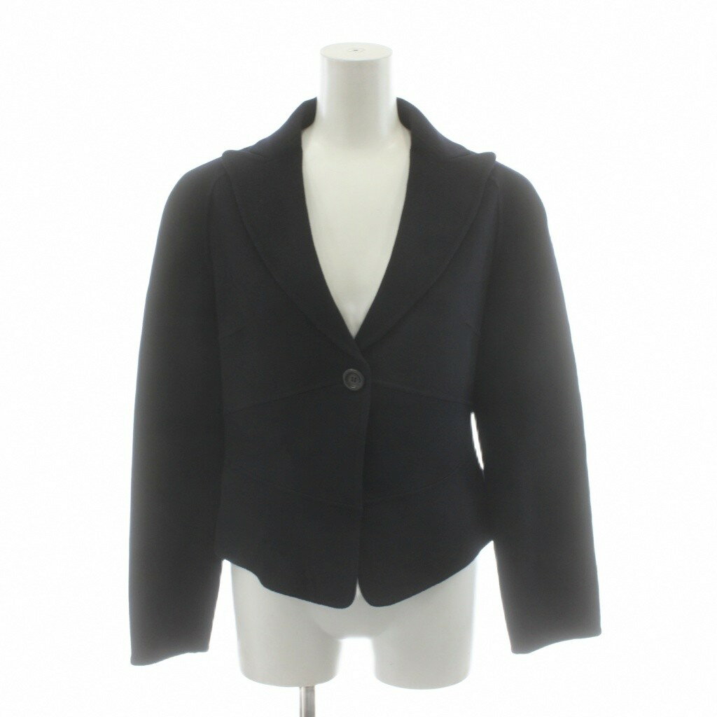 外套 - 【中古】セリーヌ CELINE ジャケット ウール カシミヤ混 38 紺 ネイビー 2 5540 0492 /AN47 レディース 【ベクトル 古着】 260305