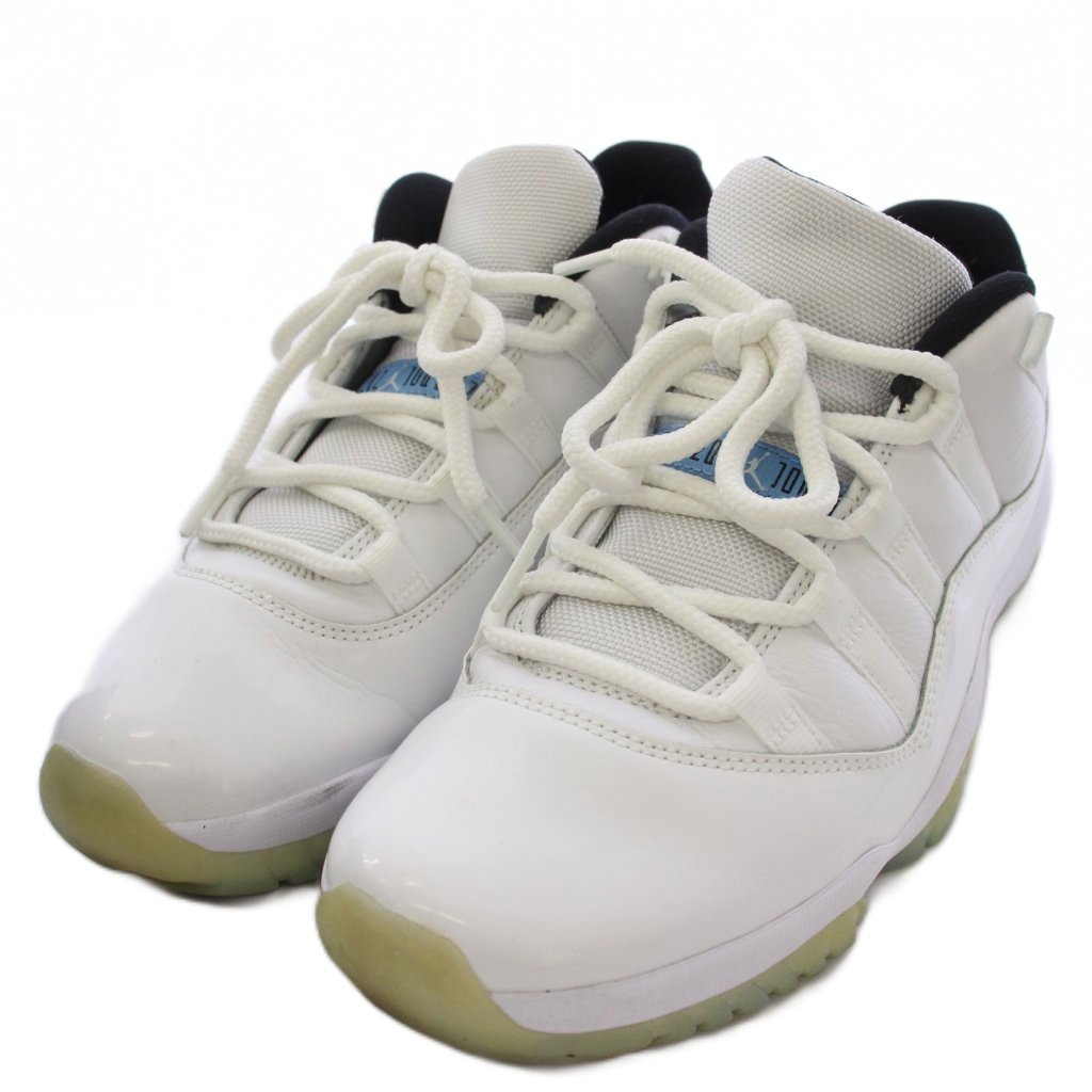 ナイキ NIKE AIR JORDAN 11 RETRO LOW スニーカー シューズ レザー 26cm 白 AV2187-117 /BM メンズ 260409