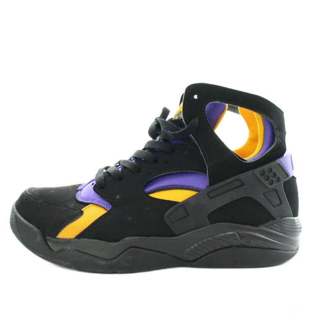ナイキ NIKE エア フライトハラチ レイカーズ アウェイ Air Flight Huarache Lakers Away スニーカー シューズ US10 28.0cm 紫 パープル 黄 イエロー FD0188-001 /AN38 メンズ 260521