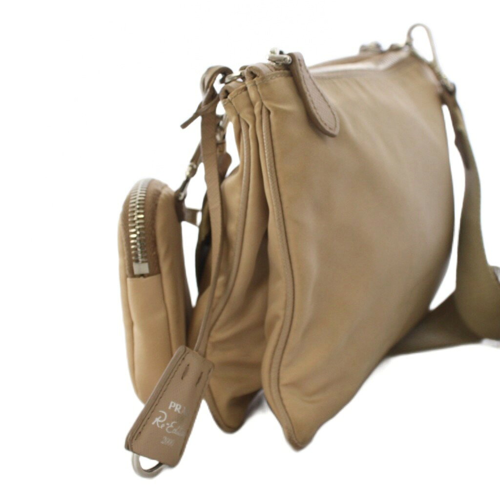 【中古】プラダ PRADA リエディション2000リナイロン Re-Edition 2000 Re-Nylonバッグ ショルダーバッグ クロシェット ポーチ ピンクベージュ /YT ■OH レディース 【ベクトル 古着】 260528 auc-vector-20951130 ブランド古着の買取販売ベクトル サンプル画像2