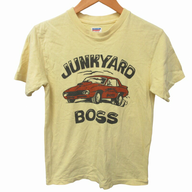 【中古】ダブルワークス DUBBLEWORKS ウェアハウス Tシャツ カットソー 半袖 黄 イエロー XSサイズ 0410 ■GY31 メンズ 【ベクトル 古着】 240413