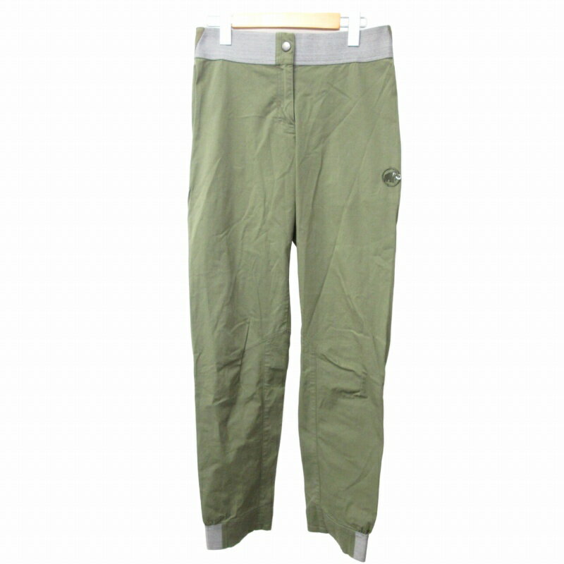 【中古】マムート MAMMUT 美品 19SS Mammut Alnasca Pants Women アルナスカパンツ カーキ グリーン系 Mサイズ 1022-00040 0512 STK レディース 【ベクトル 古着】 240513