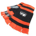 【中古】未使用品 コグノーメン COGNOMEN タグ付 GOALKEEPER GLOVES ゴールキーパーグローブ 手袋 指抜き 滑り止め オレンジ 黒 ブラ...