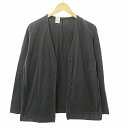 【中古】ミスターハリウッド N.HOOLYWOOD UNDER SUMMIT WEAR アンダーサミットウエア ショート カーディガン 長袖 38 黒 0204 メンズ 【ベクトル 古着】 250204