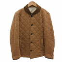 【中古】タケオキクチ TAKEO KIKUCHI キルティングジャケット 中綿ブルゾン スナップボタン ネックベルト 2 茶 ブラウン /FF IBO70 レデ...