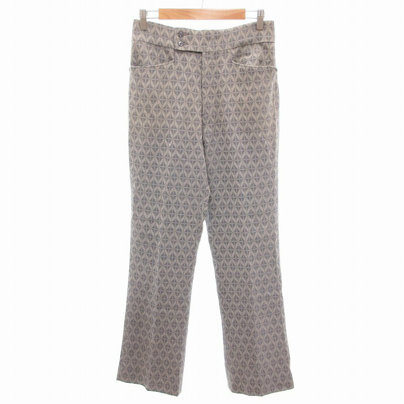 【中古】リーバイス Levi's STAPRE 70s ヴィンテージ パンツ スラックス セミフレア 総柄 グレー /FF メンズ 【ベクトル 古着】 250609