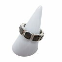【中古】未使用品 トムウッド TOMWOOD 希少 新品同様 Cushion Band Smoky Quartz Silver Ring リング クォーツ ストーン 指輪 925 SV スターリングシルバー 52 12号相当 メンズ 【ベクトル 古着】 250613