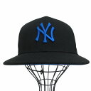 【中古】ニューエラ NEW ERA 9FIFTY NY ヤンキース キャップ 帽子 6パネル 2000年ワールドシリーズ ブラック ブルー メンズ 【ベクトル ...
