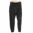【中古】ルルレモン lululemon Align HR Jogger ヨガ エクササイズ ウエア イージーパンツ ジョガー カモフラ ロゴ 6 黒 ブラック ...