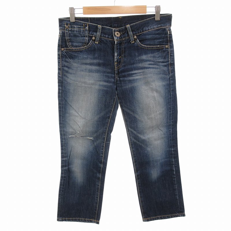 【中古】リーバイス Levi's デニムパンツ ジーンズ クロップド 7分丈 29 インディゴブルー 紺 /FF ■MET1 メンズ 【ベクトル 古着】 250803