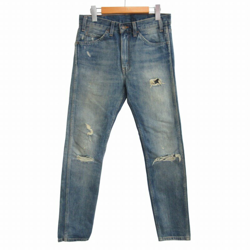 【中古】リーバイス ビンテージ クロージング LEVI'S VINTAGE CLOTHING 1969年モデル 復刻 605 スリムフィット コーンデニム オレンジタブ BIG E 30605-0061 ヴィンテージ加工 インディゴ W29 L32 ■MET1 メンズ 【ベクトル 古着】 250724
