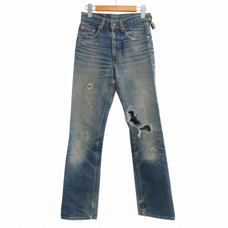 【中古】リーバイス Levi's 517-0217 92年製 ブーツカット デニム USA製 刻印525 ヴィンテージ フレア インディゴ W27L34 ■MET1 メンズ 【ベクトル 古着】 250724