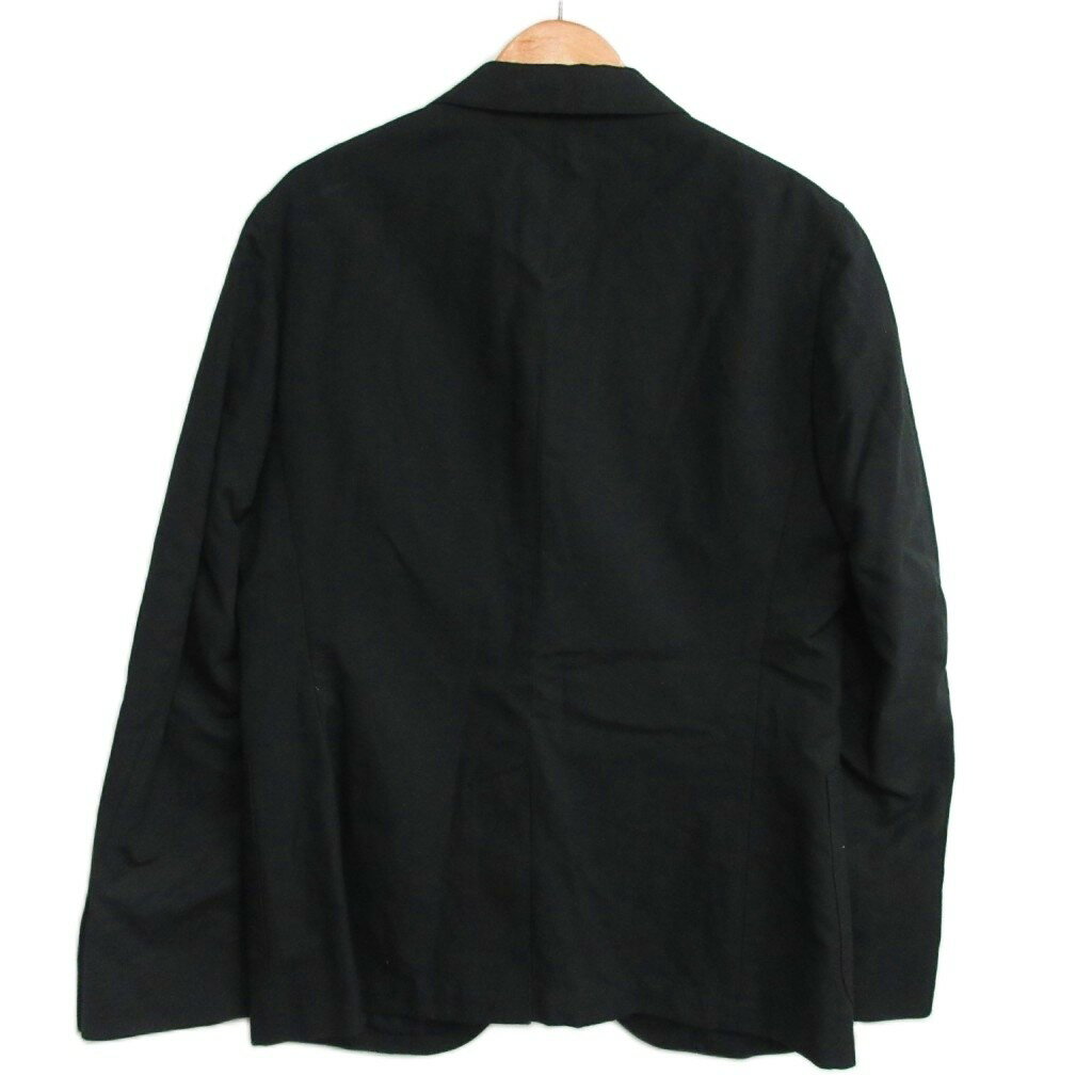 【中古】マーガレットハウエル MARGARET HOWELL コットンリネン スーツ セットアップ ジャケット&トラウザー 2B 本切羽 背抜き 黒 ブラック S メンズ 【ベクトル 古着】 250909