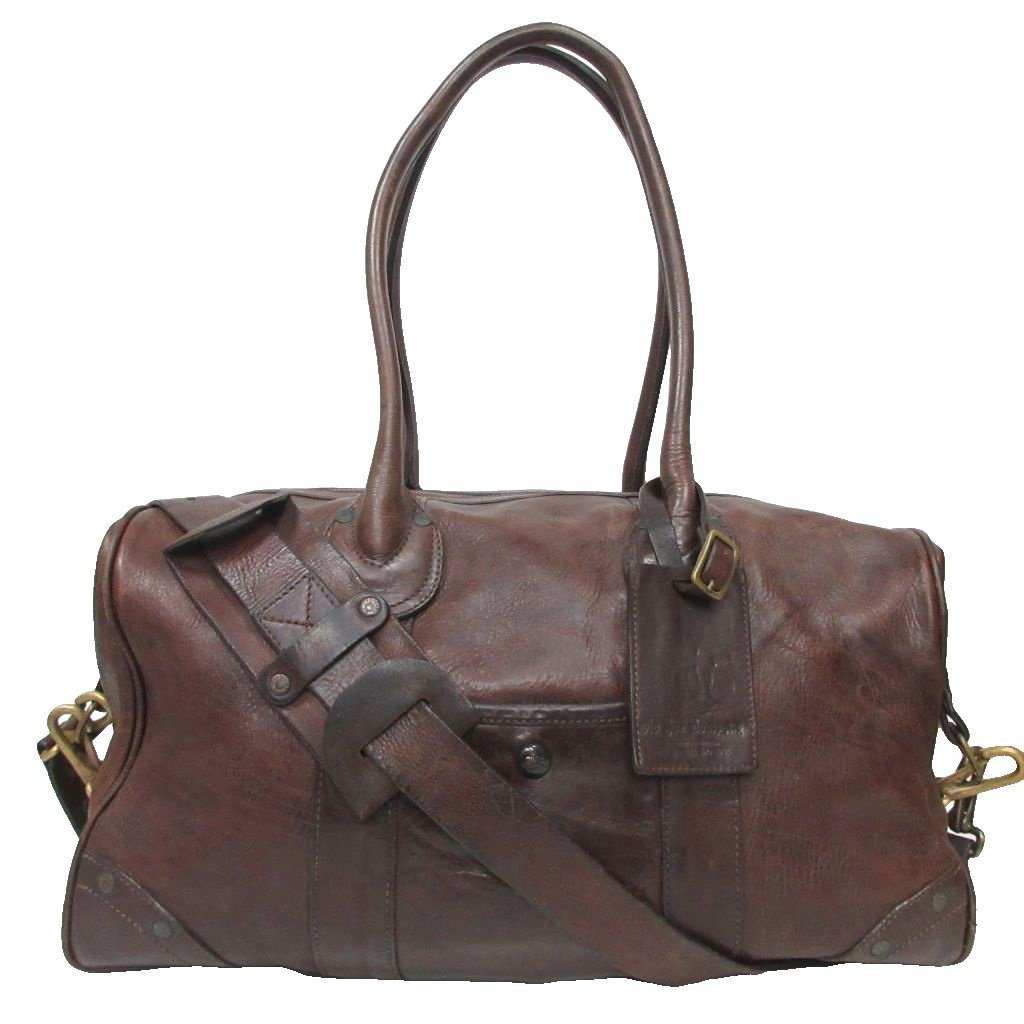 【中古】オールドジョー OLDJOE &CO. 10SS レザー ボストンバッグ ショルダー 2WAY ヴィンテージ加工 ..