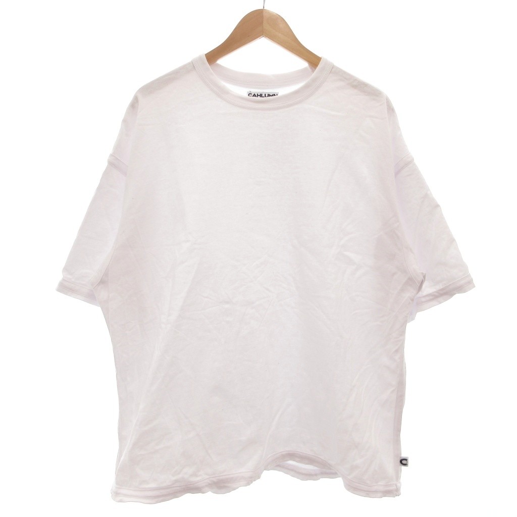 【中古】カウラム CAHLUMN by A.H. Tシャツ 半袖 クルーネック 白 ホワイト /GV メンズ 【ベクトル 古着】 251206