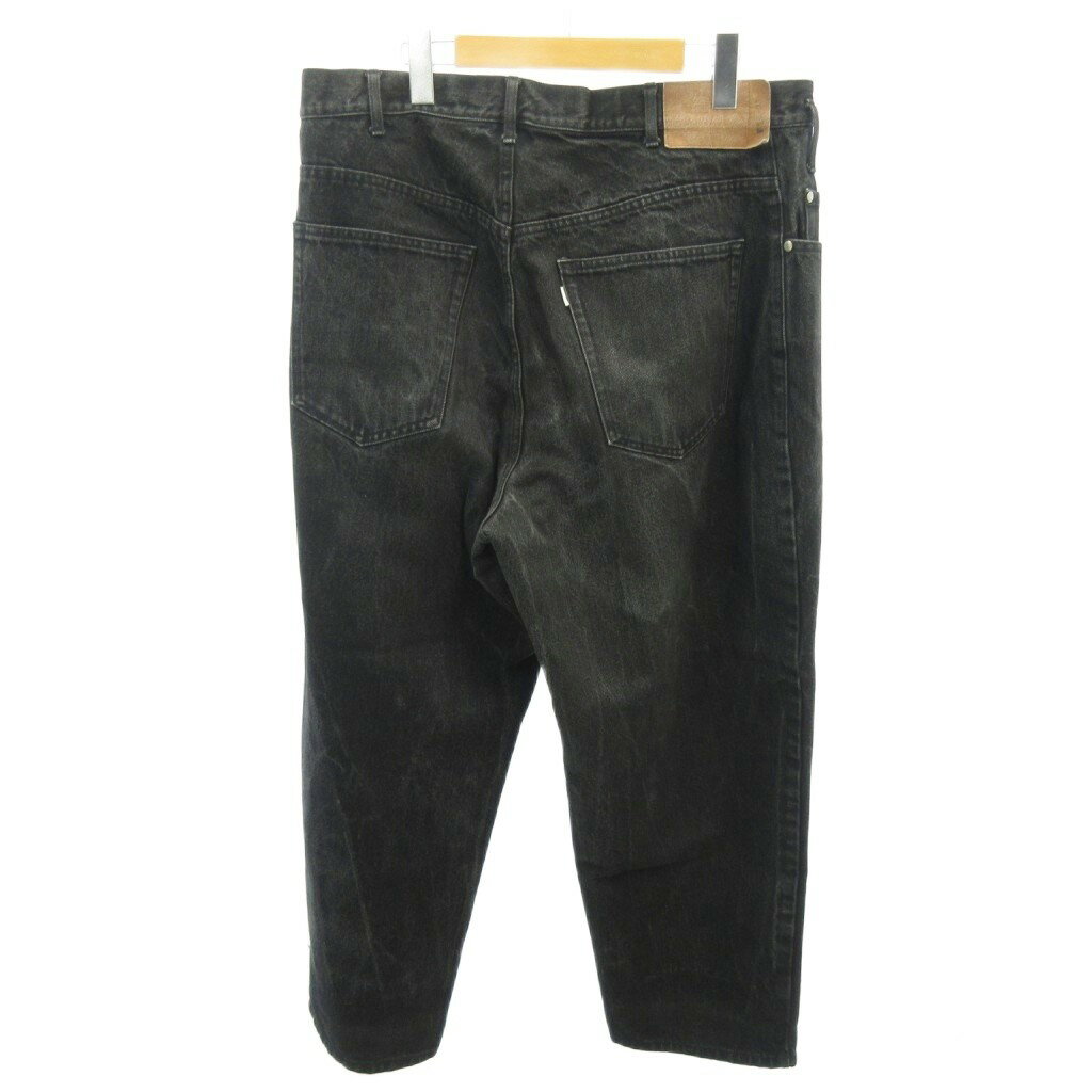 【中古】エッセイ ESSAY DEKABAKI BAGGY バギー デニムパンツ ジーンズ ジップフライ M 黒 ブラック ES07P-03 0215 メンズ 【ベクトル 古着】 260215 2