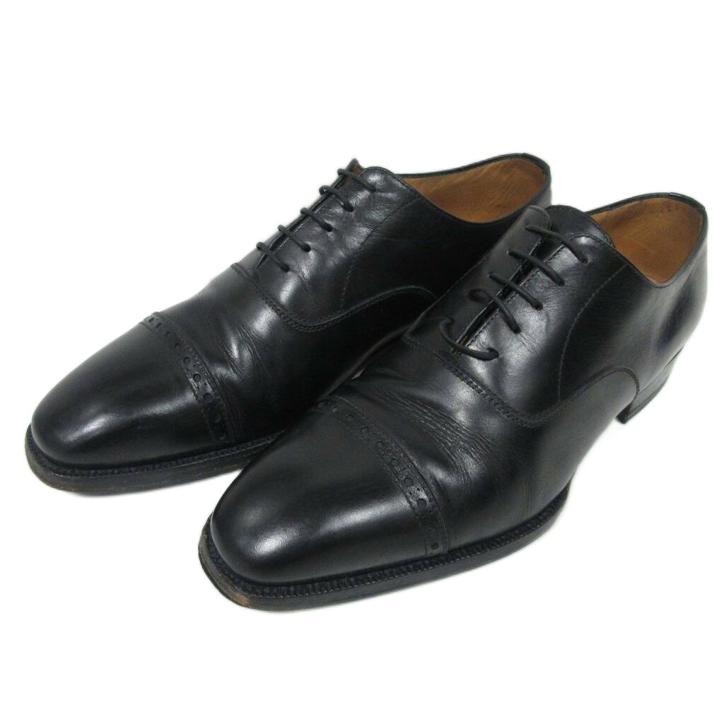 【中古品】エンツォボナフェ EnzoBonafe レザー ドレスシューズ サイズ6 1/2 約24.5-25.0cm メンズ 靴 ブランド品 ※シューズ袋×2有り 098-902603120098_1.jpg