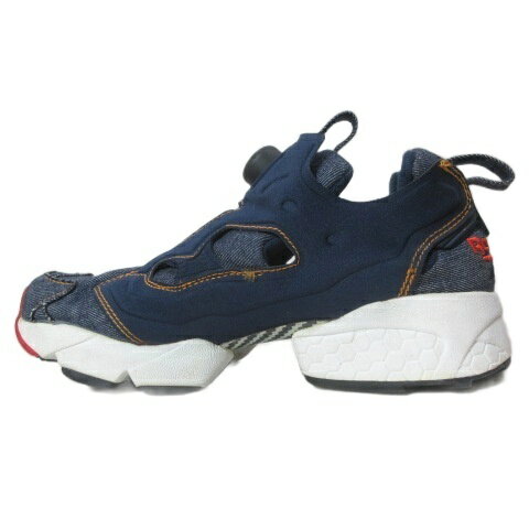【中古】リーボック Reebok ×ZOZO インスタ ポンプフューリー デニム スニーカー ...