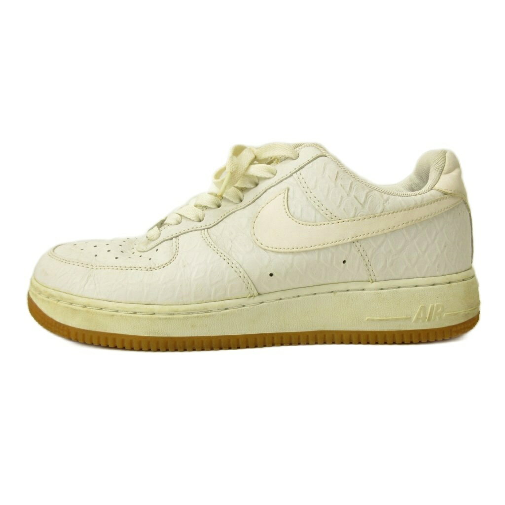 ナイキ NIKE エアフォース1 AIR FORCE 1 LOW 07 LV8 スニーカー シューズ ローカット エンボス レザー US8.5 26.5cm 白 ホワイト 718152-100 0319 ■MNK6 メンズ 260319