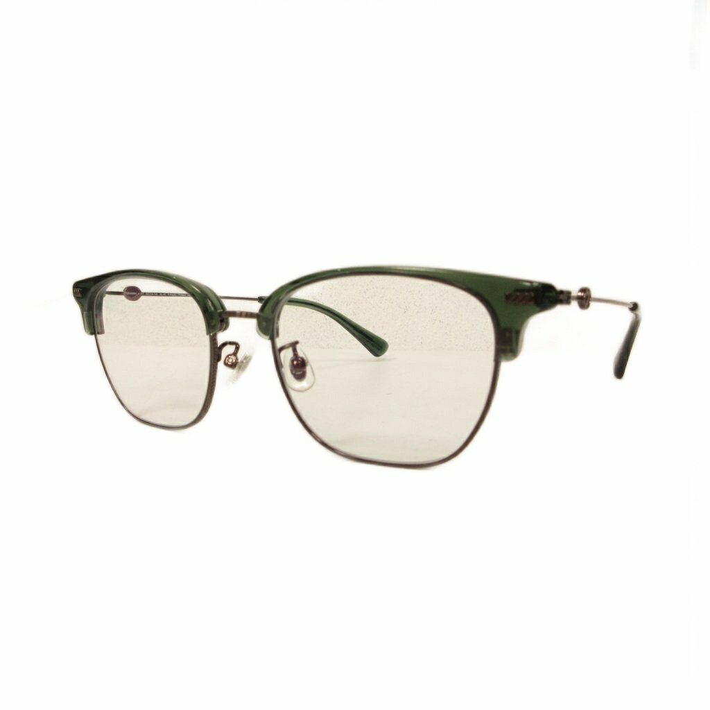 【中古】ZOFF × STUDIO SEVEN アイウェア サングラス コンビネーションフレーム 53□13-145 緑 グリーン ZF251005A 61A1 メンズ 【ベクトル 古着】 260409