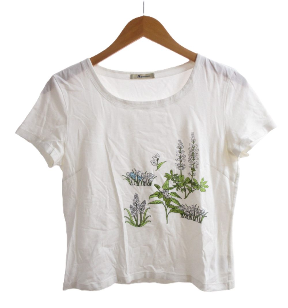 【新品未使用】Aquascutum 花柄 半袖Tシャツ Mサイズ レディース 楽天市場】アクアスキュータム（Tシャツ・カットソー｜トップス
